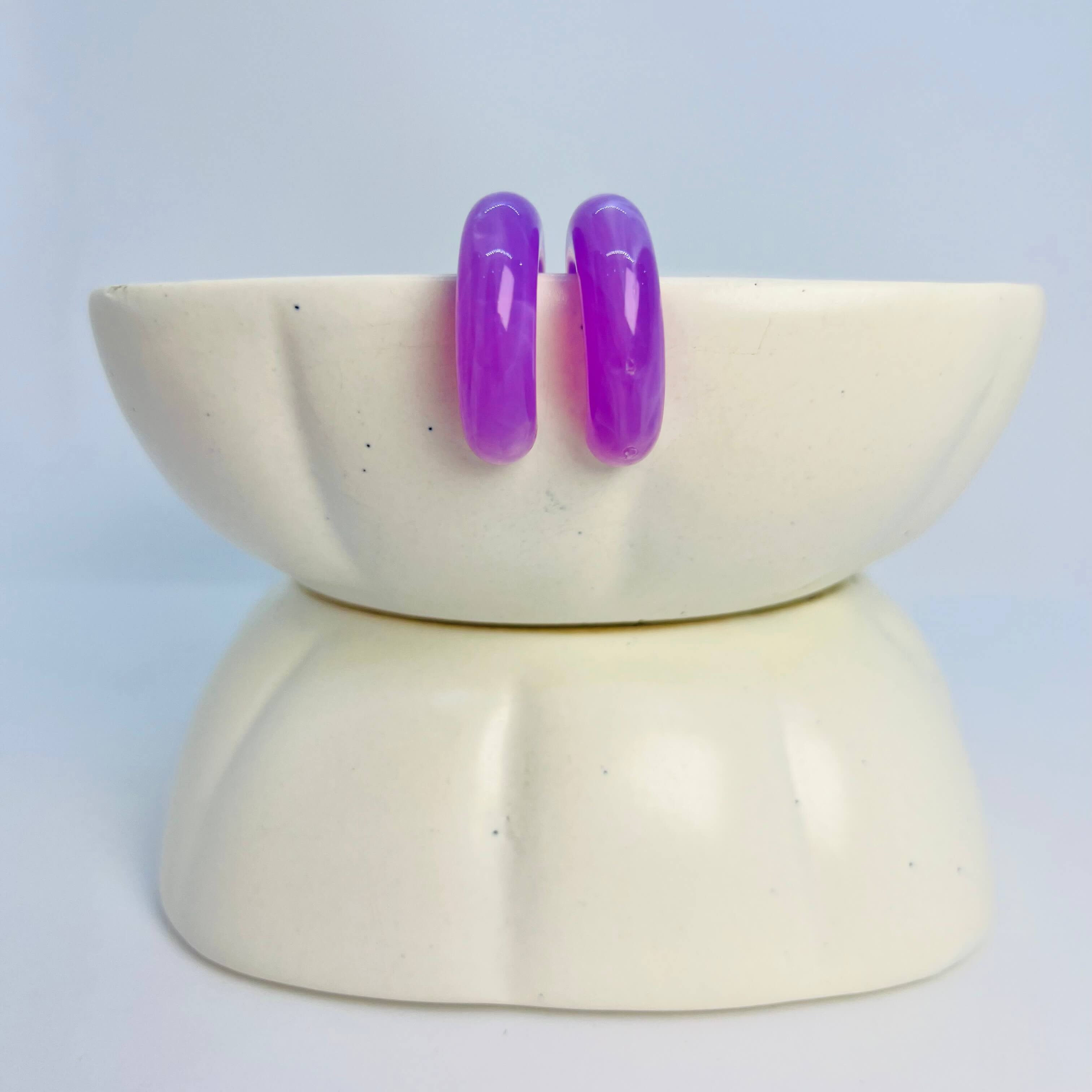 ADHA ACRYLIC HOOP PURPLES