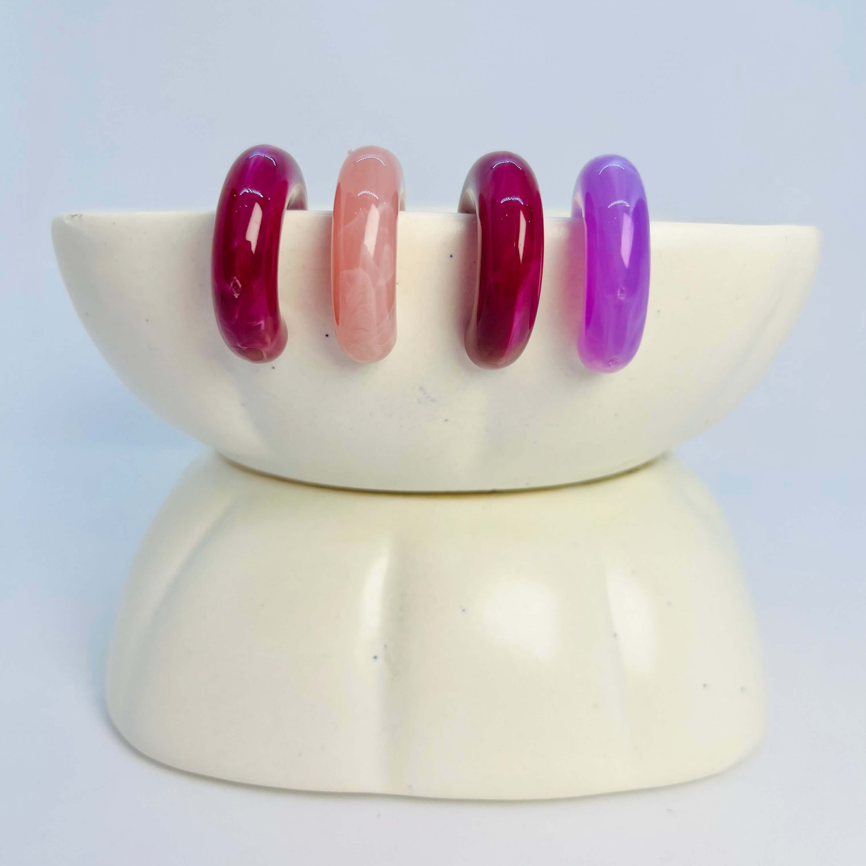 ADHA ACRYLIC HOOP PURPLES