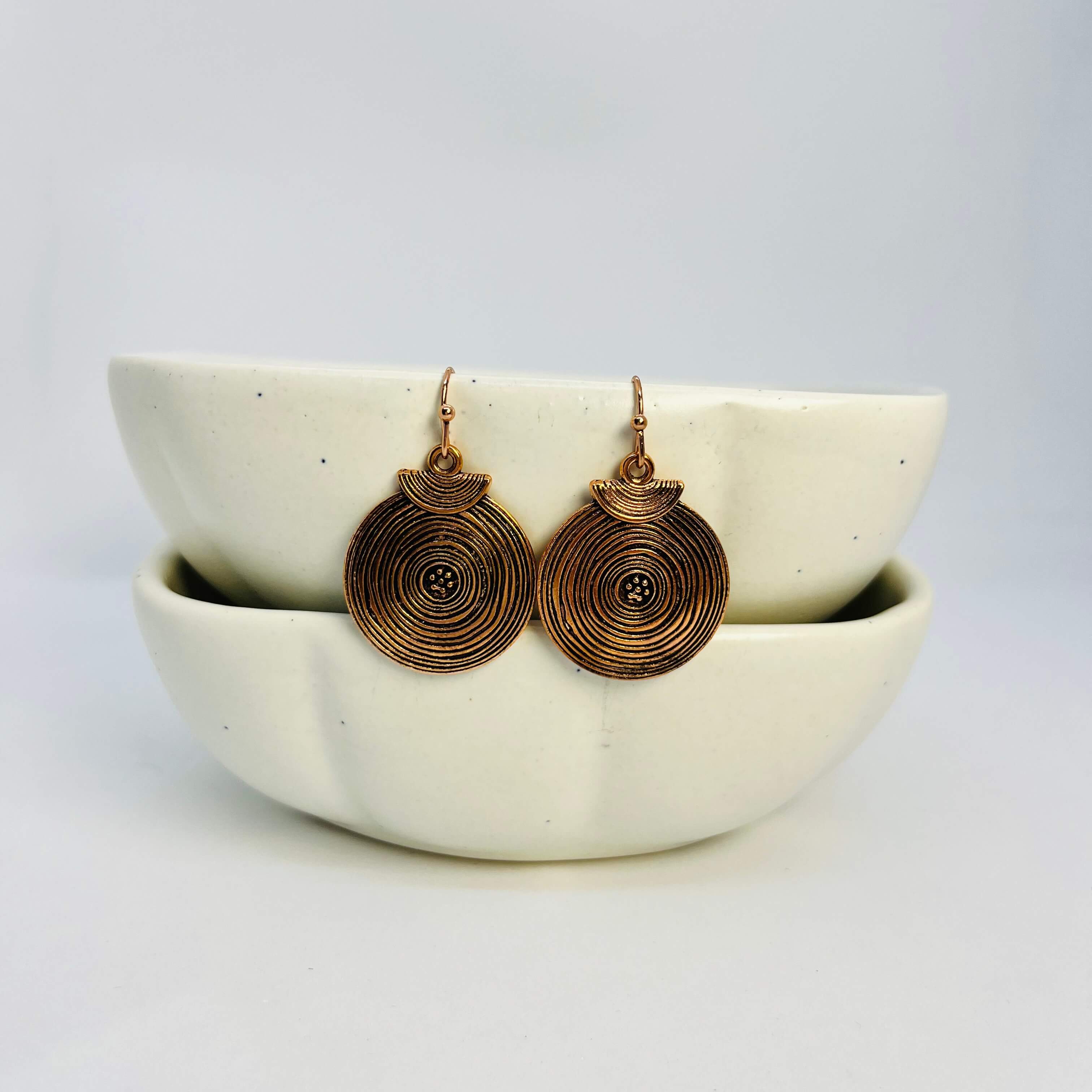 BRONZE CONCENTRIC CIRCLES