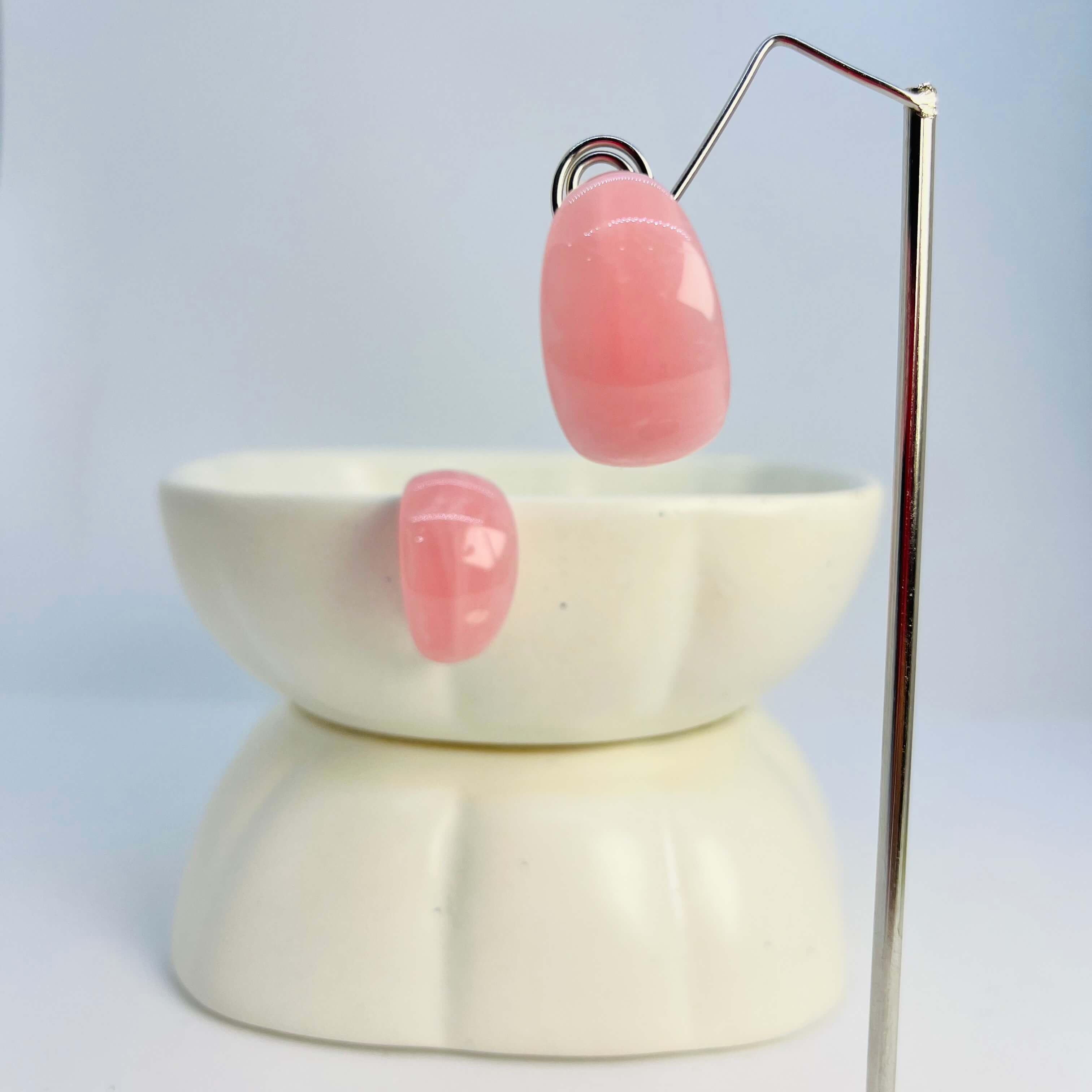 ACRYLIC BIGG BULGING HOOPS PASTEL