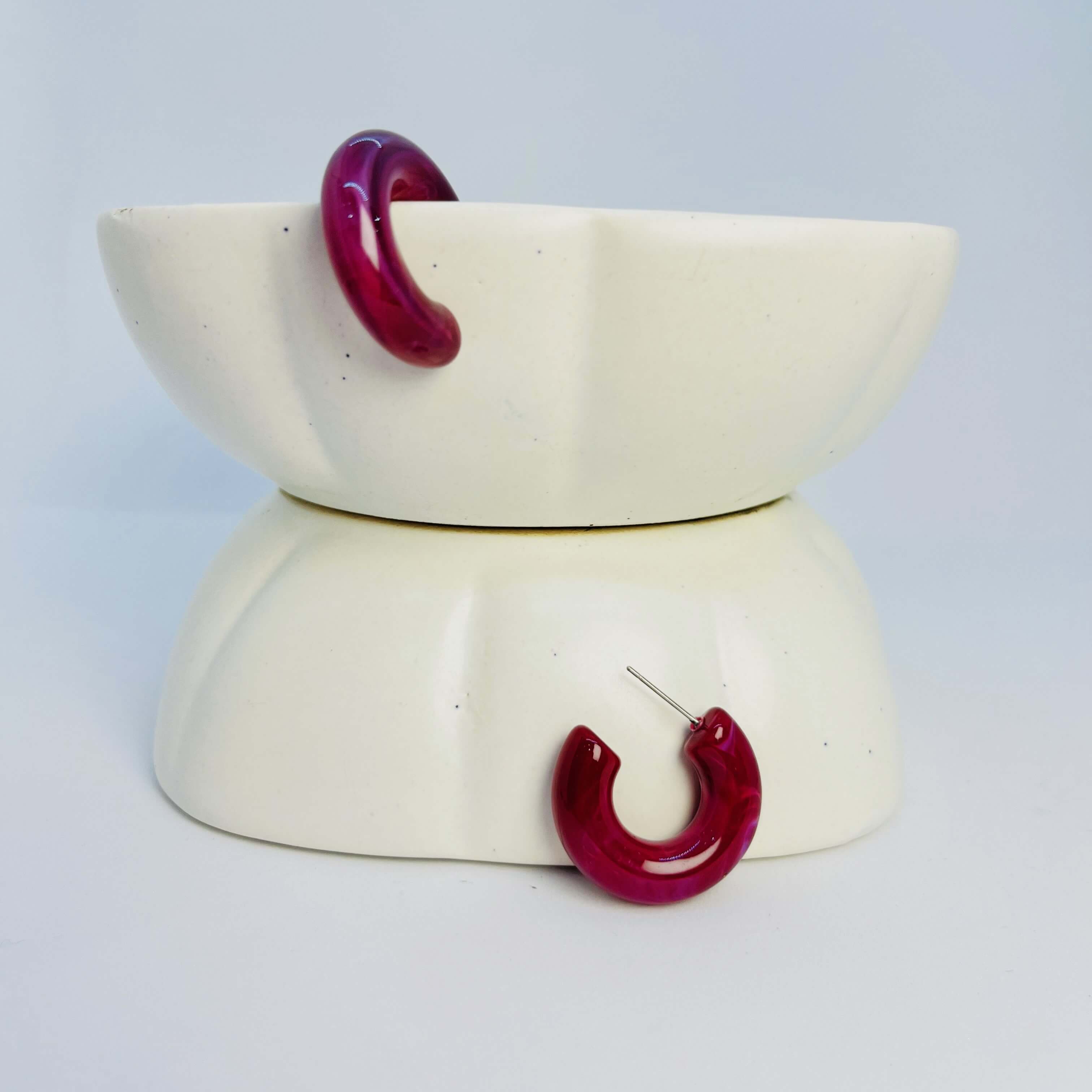 ADHA ACRYLIC HOOP PURPLES